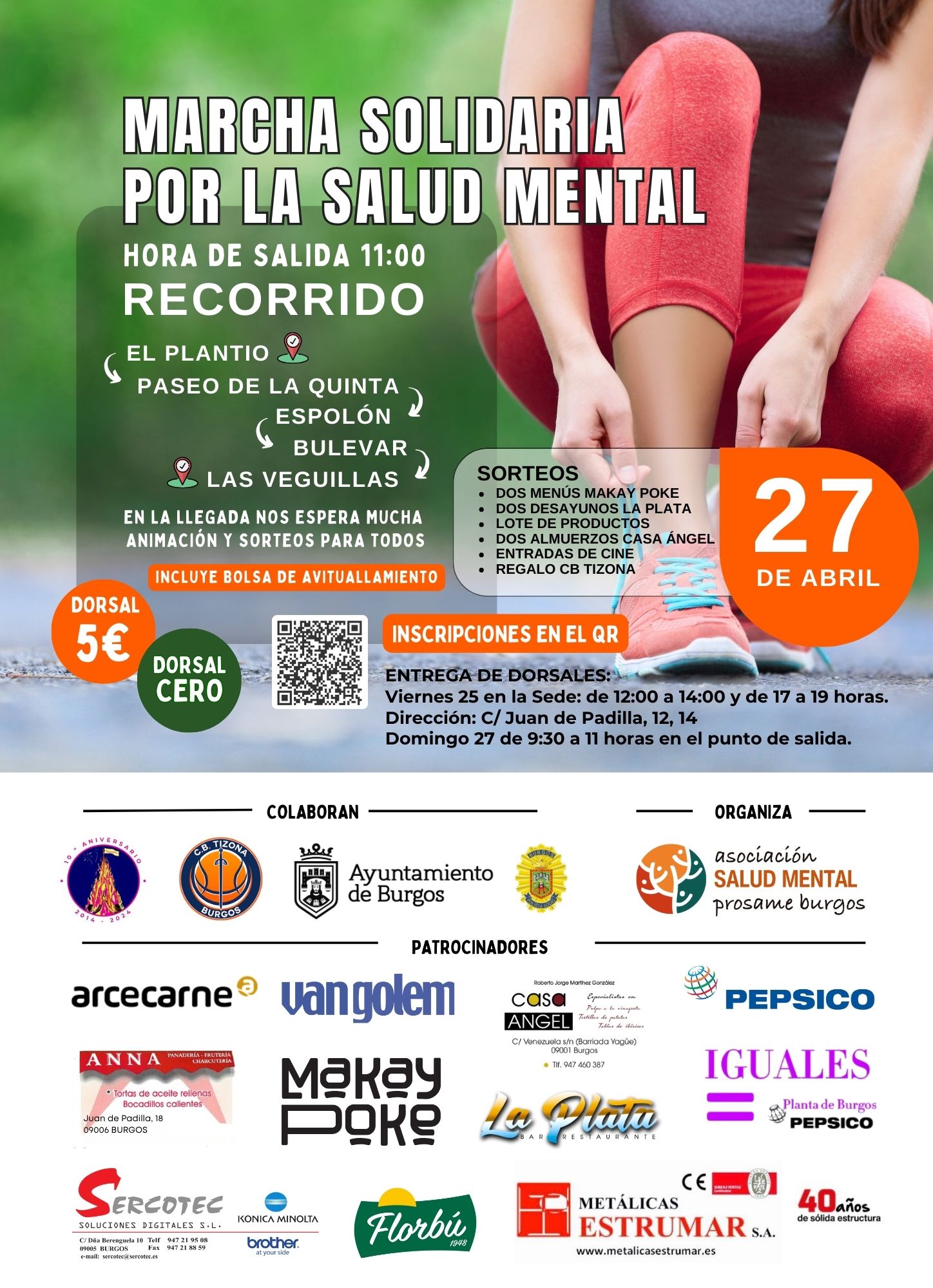 Próxima Actividad Solidaria: ¡Marcha por la Salud Mental en Burgos!
